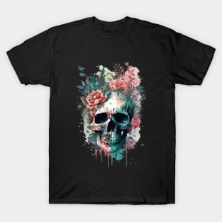 Skull and Roses Tattoo T-Shirt